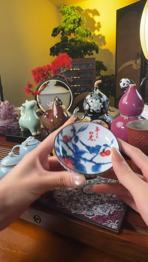 小号迷你果盘-双色事事如意