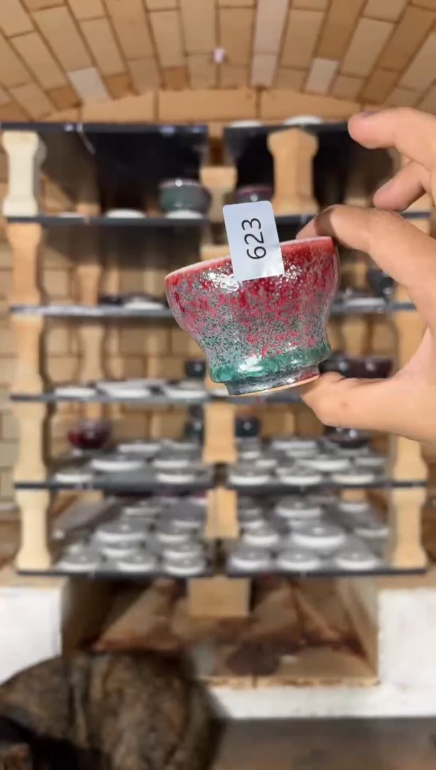 摆件精品窑变钧瓷茶器