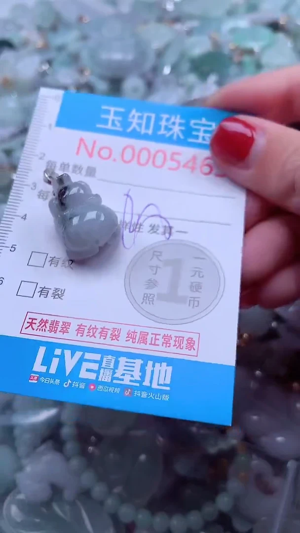 吊坠(不含链)未镶嵌翡翠5463