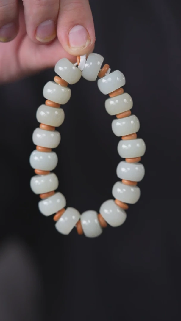 未镶嵌手串和田玉手串卡14