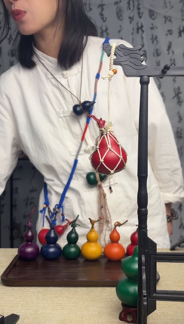 大漆葫芦挂件----011