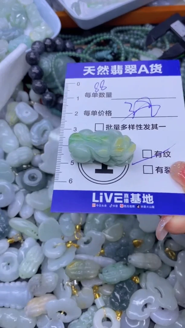 颈饰未镶嵌翡翠天然翡翠A货批量多样性发一件