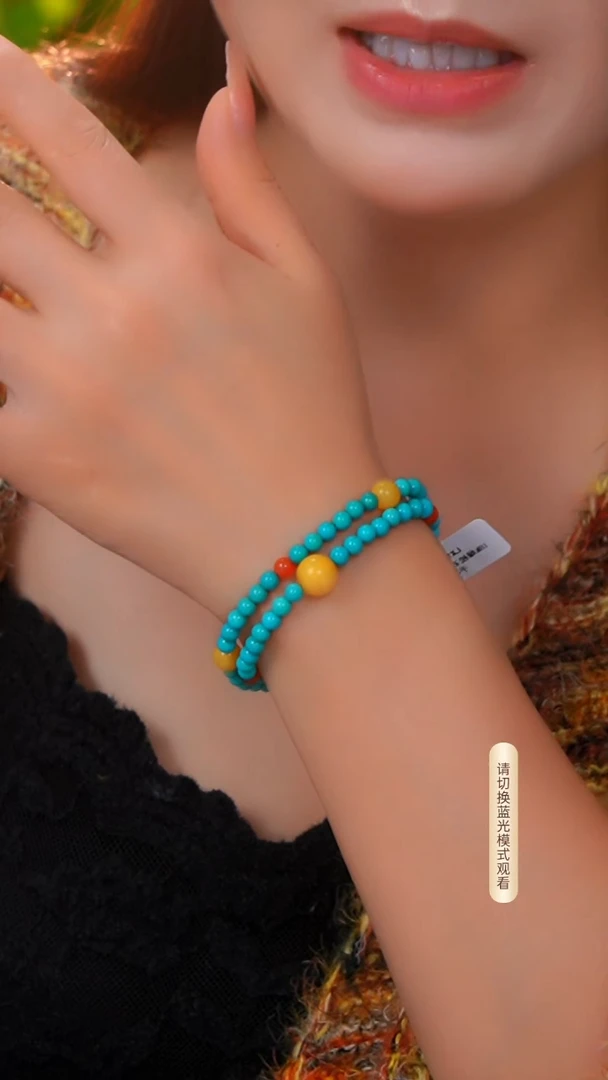 未镶嵌绿松石手链多样性发货一件