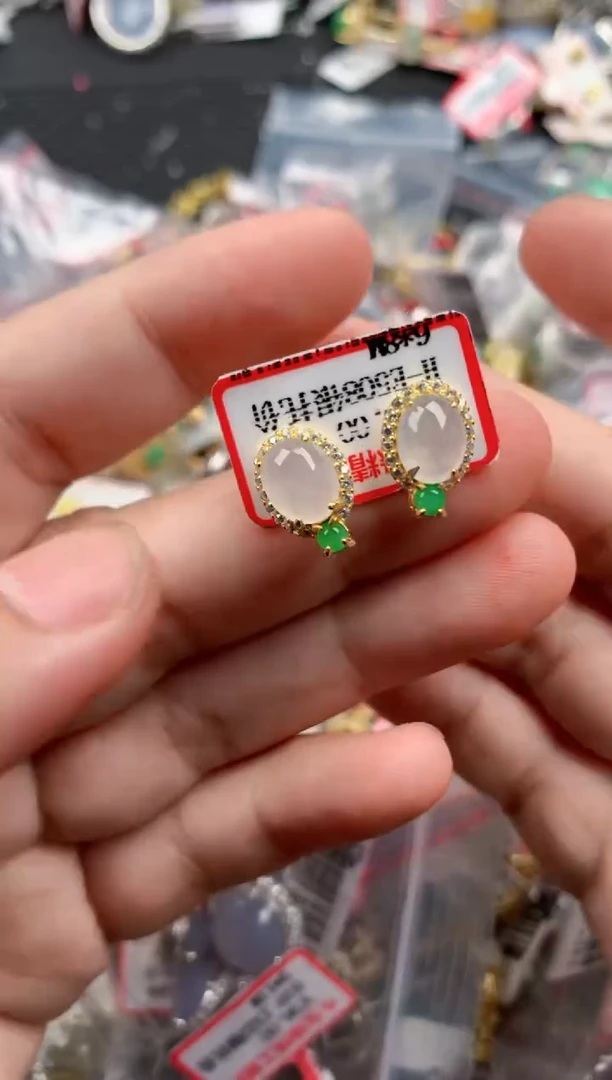 银S925镶嵌戒指翡翠333    2