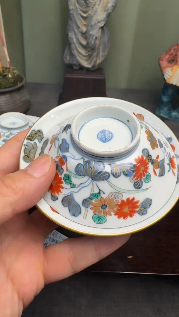【闪购商品】瓷器 青花 盖碗 回流