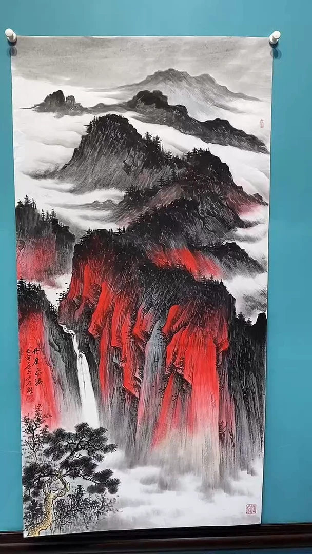 国画画都展厅国画作品B31