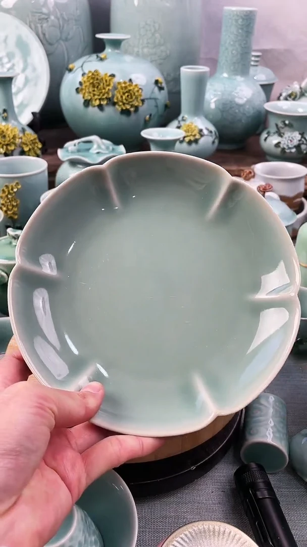 【闪购商品】特价 微瑕 慧仙青瓷