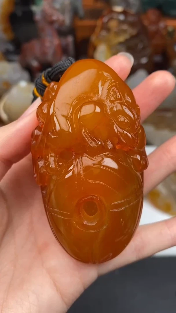 玛瑙/玉髓颈饰未镶嵌一**子AA