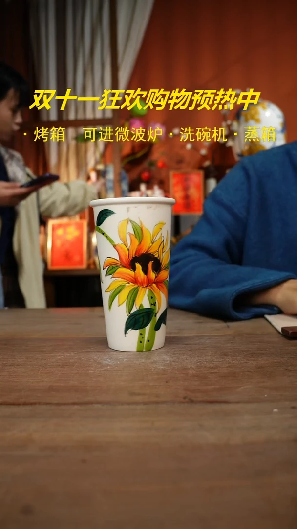 【简家甄选】景德镇设计师釉下手绘陶瓷餐具