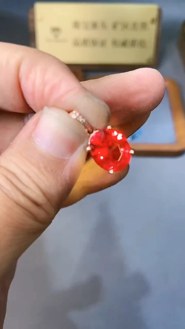 【闪购商品】红宝石颈饰银S925镶嵌354