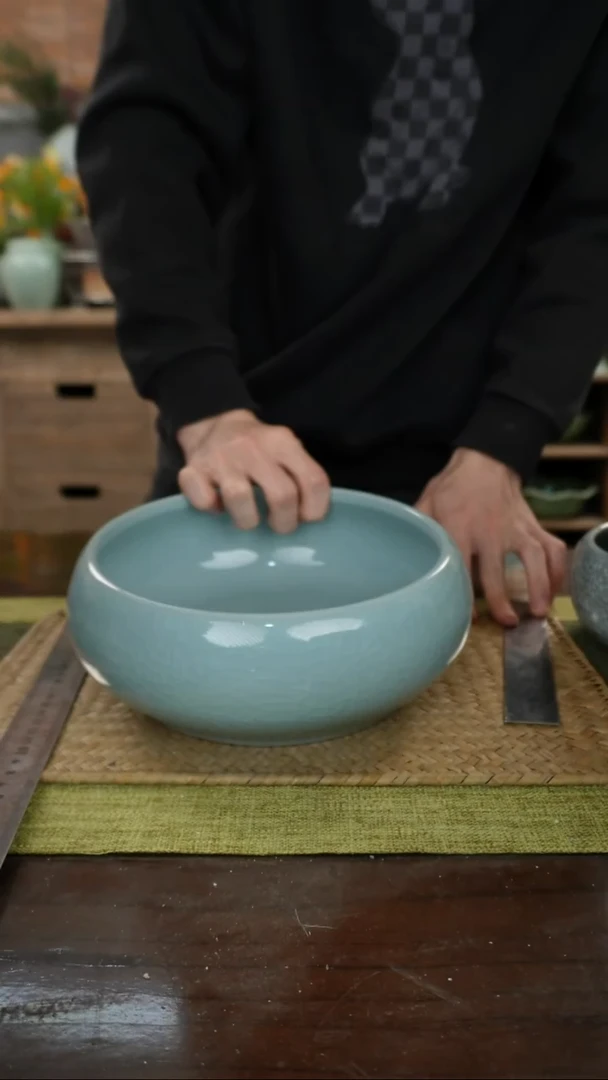 陶瓷禅定茶洗B-20微瑕