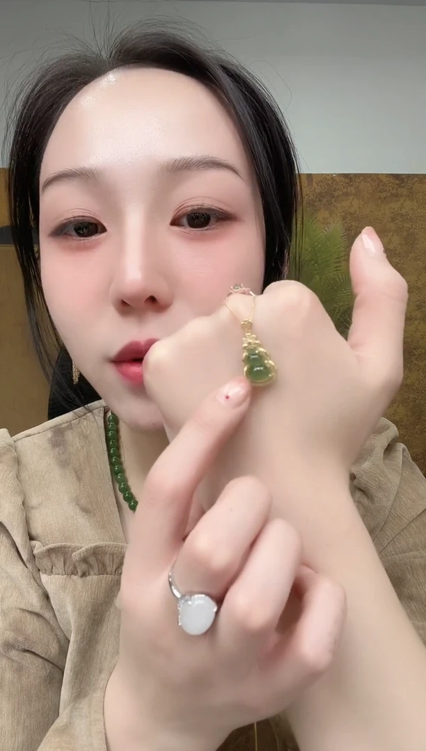 【闪购商品】和田玉颈饰银S925镶嵌多样性拍一发一