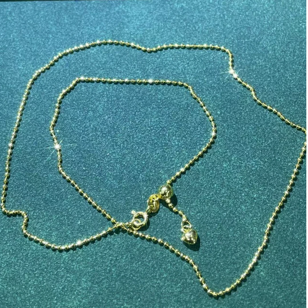 s766黄色爱心调节项链多样性发货