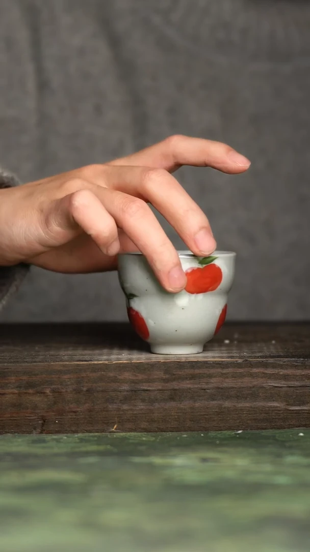 【闪购商品】杯青诗手工手绘瓷器