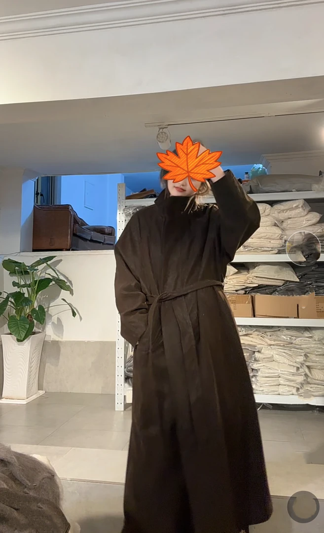 高品质大衣 宽松百搭显瘦中长款