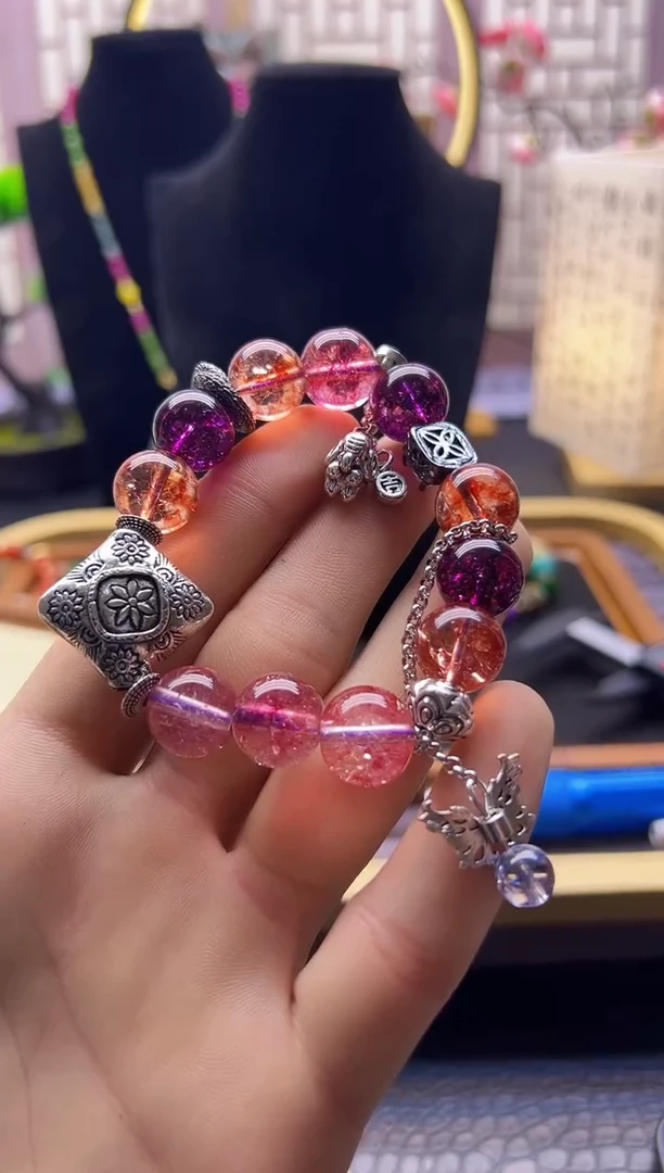 【闪购商品】水晶手链银S925镶嵌S290