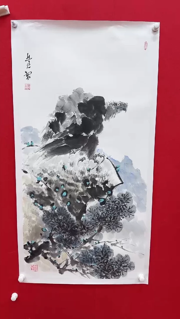 国画y天津人美-邢近君国画8平尺