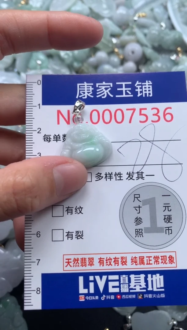 颈饰未镶嵌翡翠7536