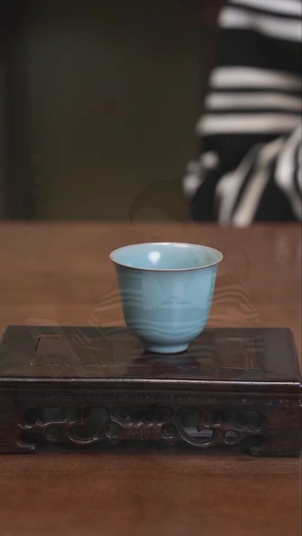 【闪购商品】清凉寺原产地汝瓷铃铛杯