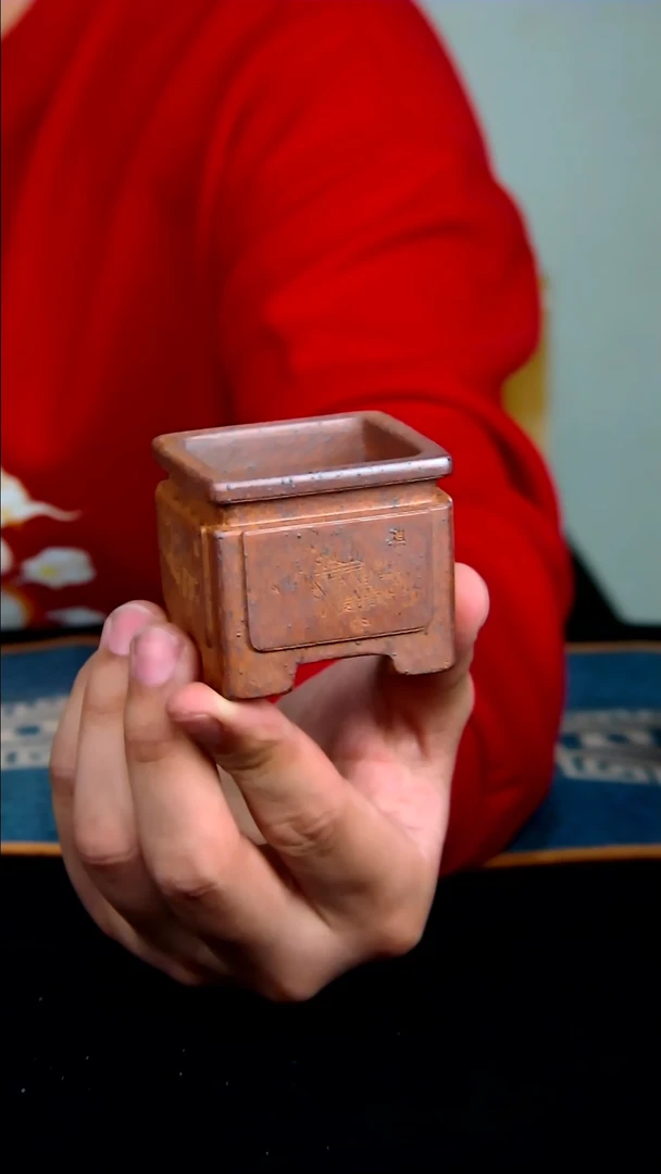 【闪购商品】紫砂花盆4*3.5内径紫砂花盆