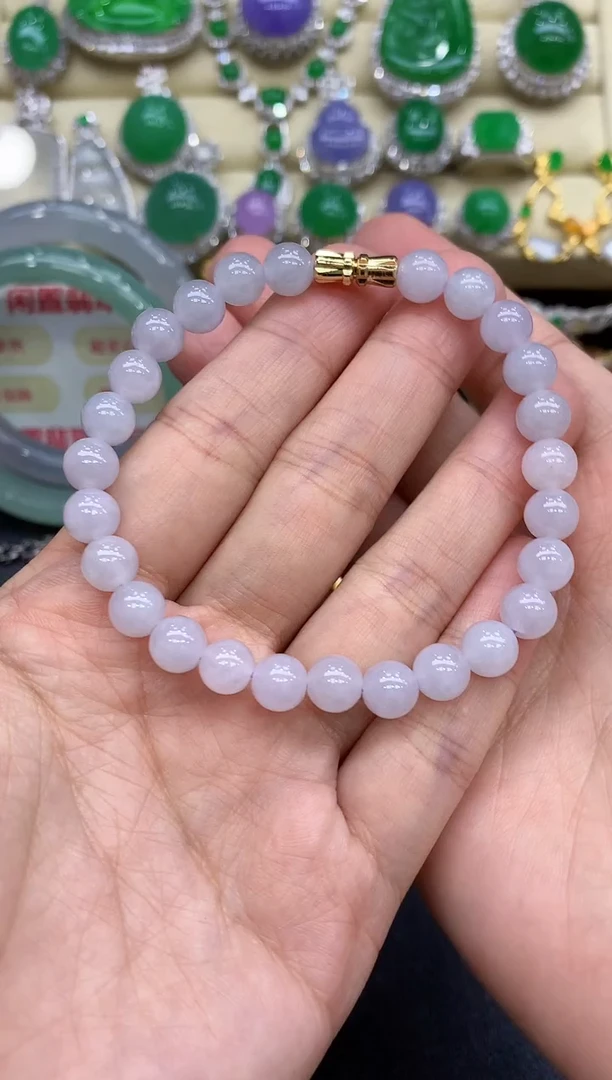 未镶嵌手串翡翠112-中国好珍宝