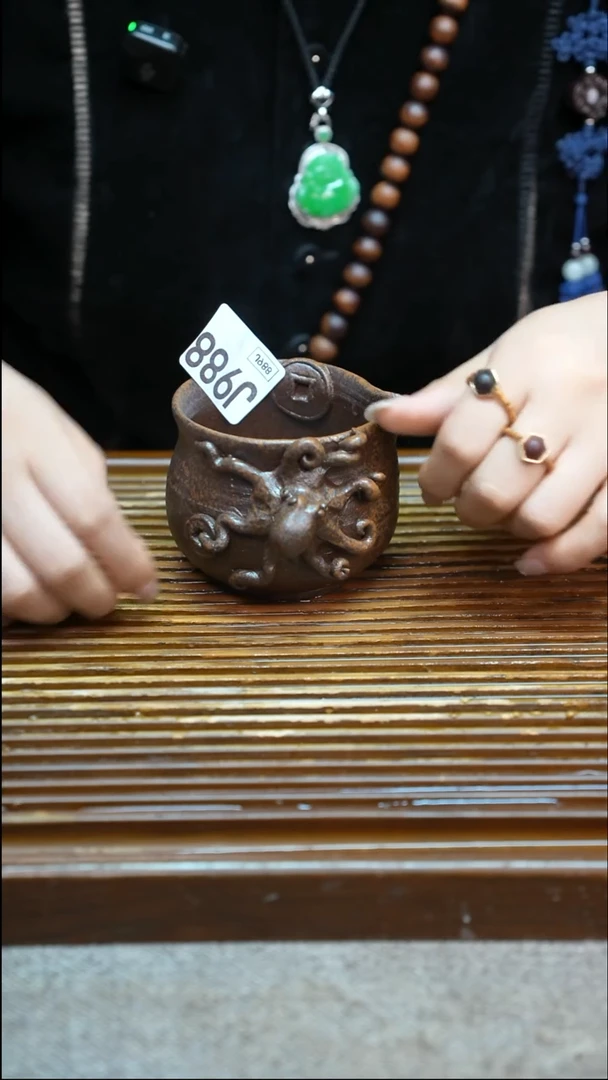 万古烧粗陶手工茶具