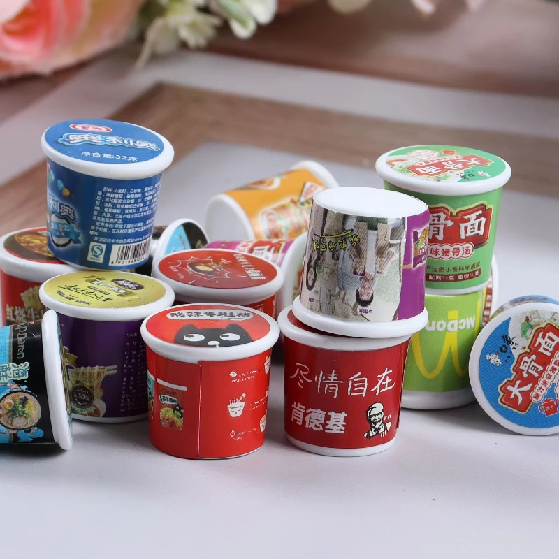 微缩方便面迷你食玩小超市厨房便利店DIY手工仿真材料玩具