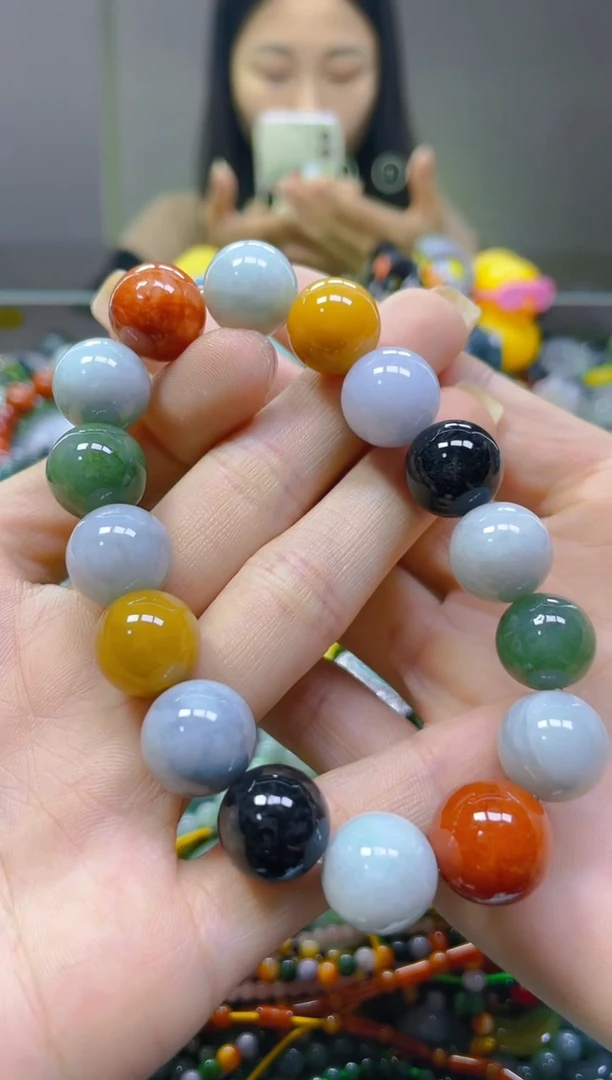 翡翠未镶嵌颈饰13MM/F/翡翠A货一图一物