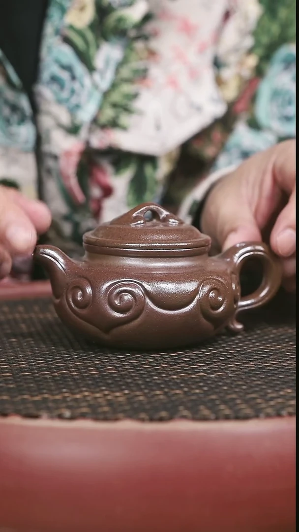 茶壶紫砂9号柴烧如意仿古180CC