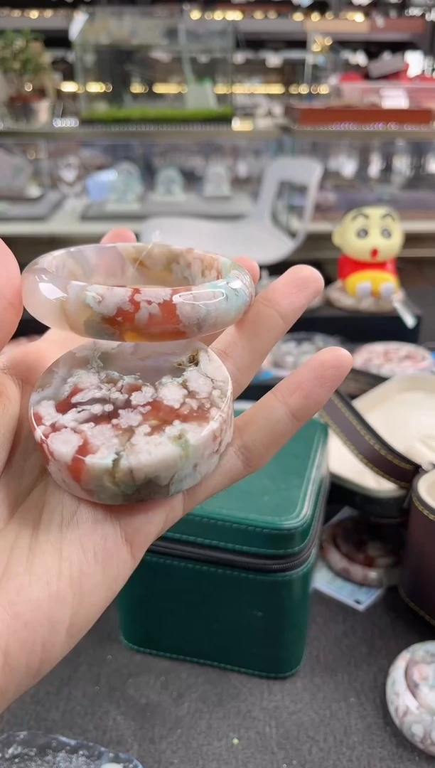 未镶嵌手镯石英质玉59圈口（赠品镯心）S9065