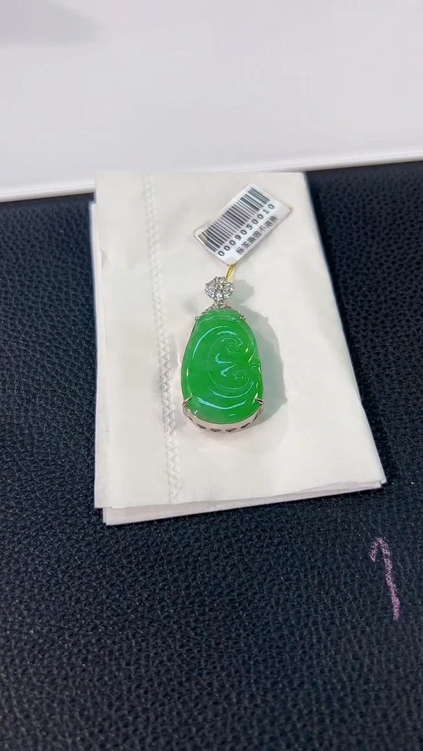 颈饰未镶嵌翡翠 缅料A货/支持复检/一件