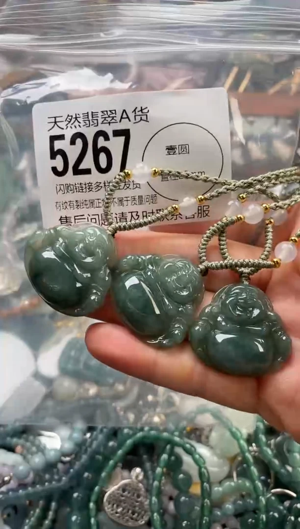 颈饰未镶嵌翡翠多样性发其一5267