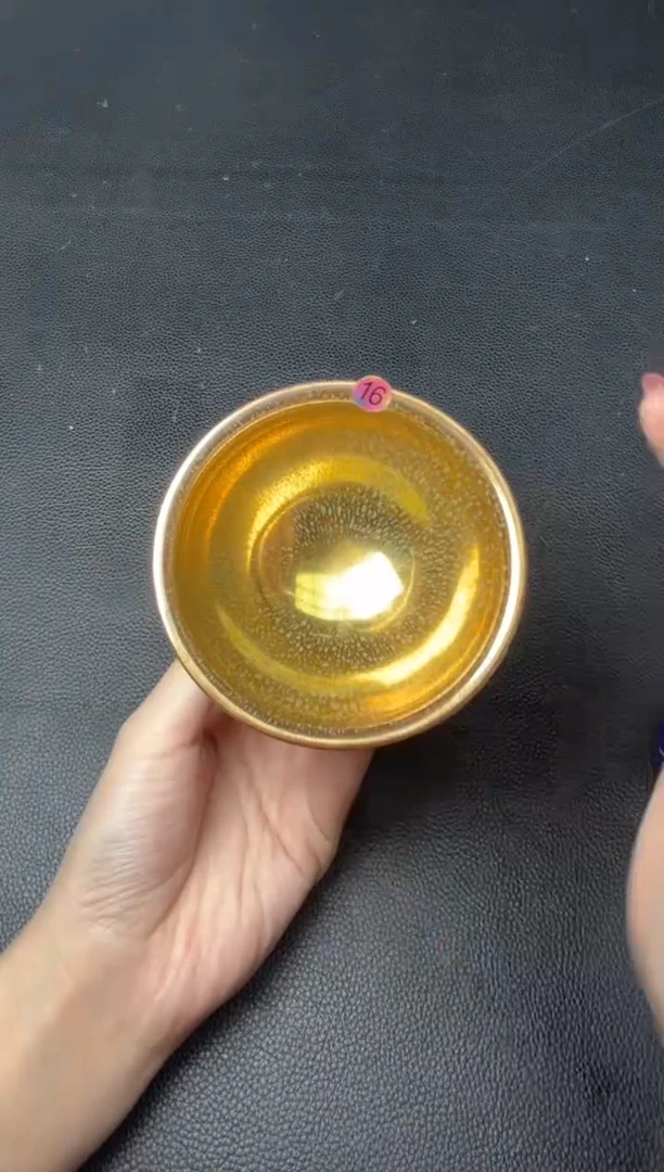 茶盏范泽锋金丝玉毫92