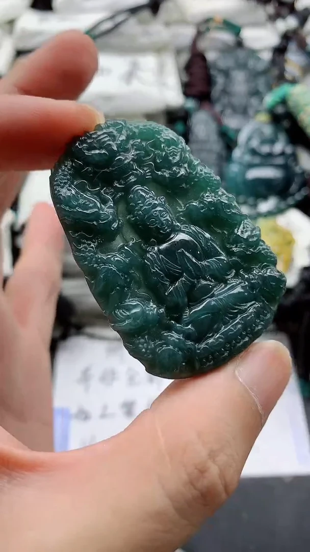 翡翠未镶嵌颈饰888