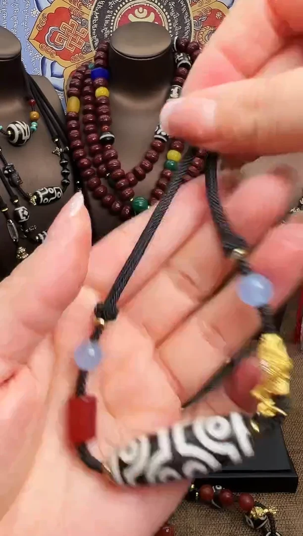 非金属珐琅高货八眼锁骨139