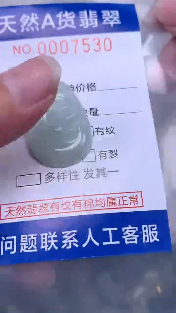 翡翠未镶嵌吊坠(不含链)1