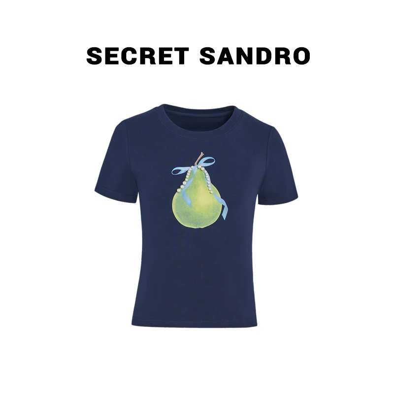 【鸭梨大】【多娜&Secret Sandro粉丝专享】T恤 T55213201N