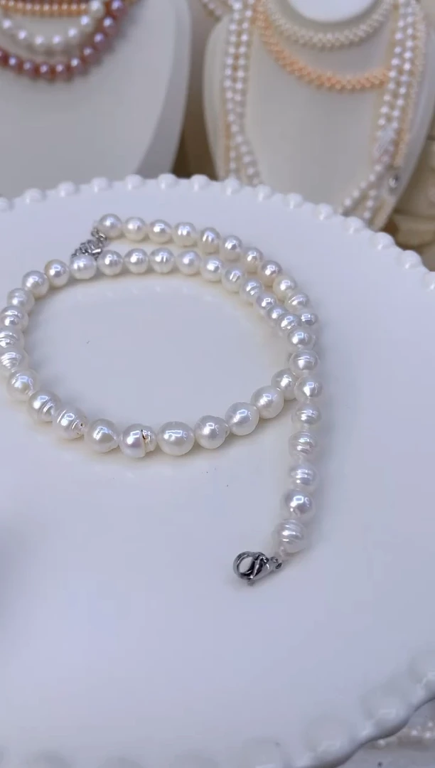 淡水珍珠未镶嵌颈饰117A