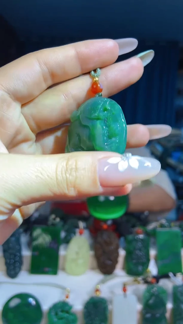 和田玉未镶嵌挂件1