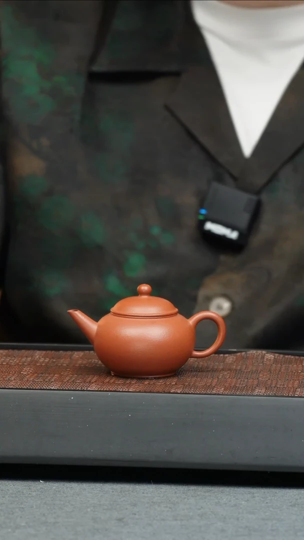 茶壶紫砂五堂 孟臣水平-朱泥