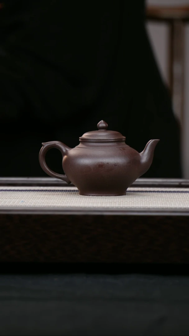 【闪购商品】紫砂茶壶 紫泥全手工 笑樱壶