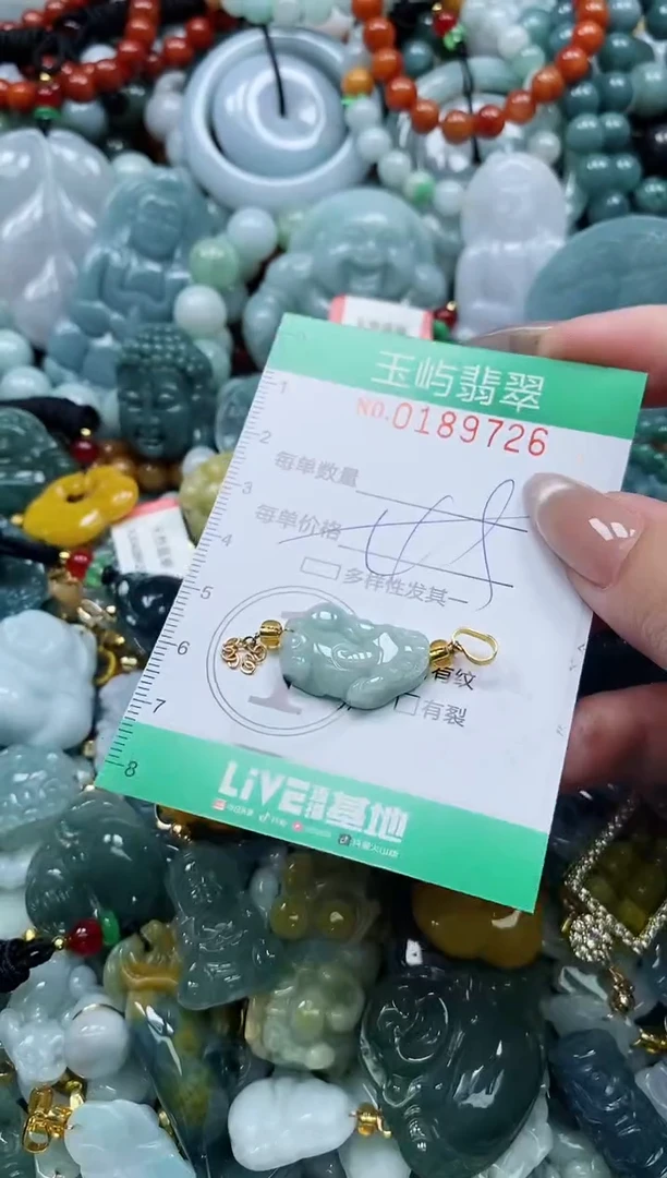 翡翠未镶嵌颈饰闪购0189726多样性发其一