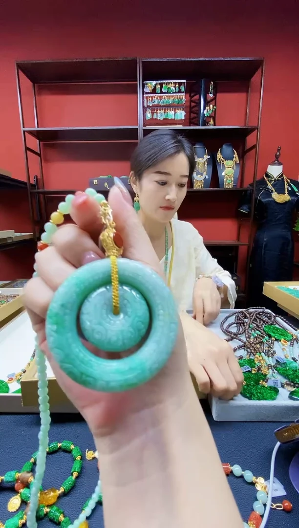 颈饰未镶嵌翡翠翡翠吊坠
