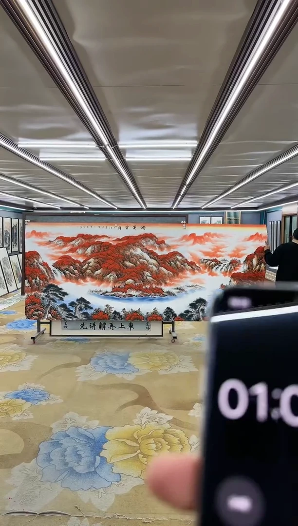 绘画海*青绘画dc刘雪红-大丈二-国画