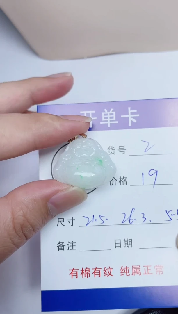 吊坠(赠链)银S925镶嵌翡翠2