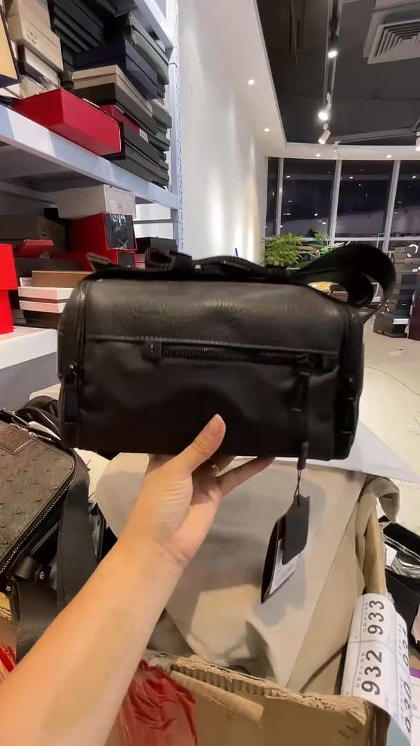 牛皮（革）韩爵绅士包包皮具923