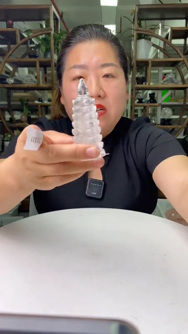 文昌塔未镶嵌水晶白水晶文昌塔D331