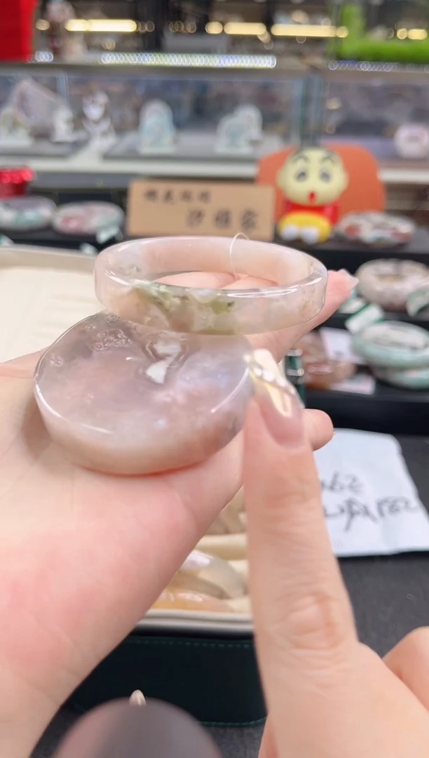 未镶嵌手镯石英质玉55圈口（赠品镯心）6354880