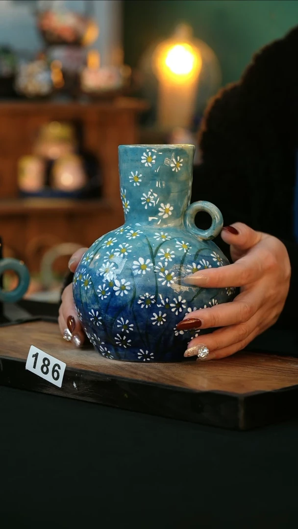 【闪购商品】杯手绘心瓷陶瓷浮力