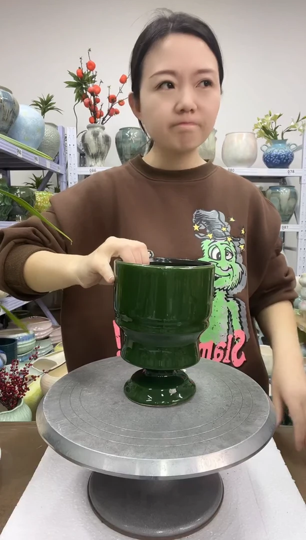 12.25陶瓷花盆直播链接高.   17   口12